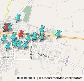 Mappa Via Salvemini, 74028 Sava TA, Italia (0.6435)