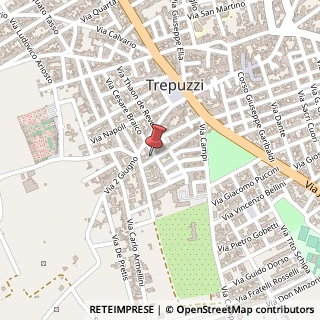Mappa Via Cesare Braico, 9, 73019 Trepuzzi, Lecce (Puglia)