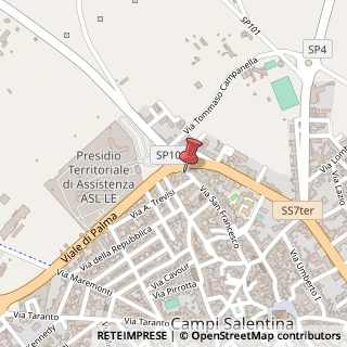Mappa Via S. Francesco, 137, 73012 Campi Salentina, Lecce (Puglia)