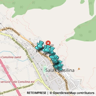 Mappa Via Fornarina, 84036 Sala Consilina SA, Italia (0.3585)