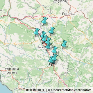 Mappa Via Fornarina, 84036 Sala Consilina SA, Italia (9.39923)