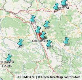 Mappa Via Fornarina, 84036 Sala Consilina SA, Italia (17.91692)