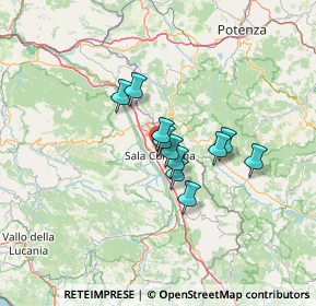 Mappa Via Battisti Cesare, 84036 Sala Consilina SA, Italia (9.38273)