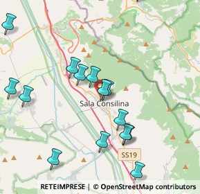 Mappa Corso Camillo Benso di Cavour, 84036 Sala Consilina SA, Italia (5.02563)