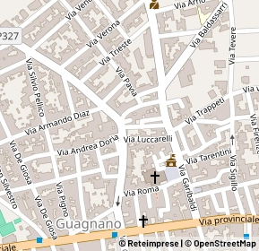 Mappa Via Dr San Memmo Sindaco, 73010 Guagnano LE, Italia (0.136)