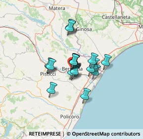 Mappa Via Giacomo Matteotti, 75012 Bernalda MT, Italia (9.2805)