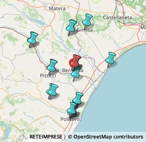 Mappa Via Democrito, 75012 Bernalda MT, Italia (14.9095)