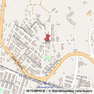 Mappa Strada Vecchia Comunale Manduria - Oria, 50, 74024 Manduria, Taranto (Puglia)