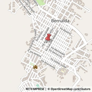 Mappa Corso Umberto I, 169, 75012 Bernalda MT, Italia, 75012 Bernalda, Matera (Basilicata)