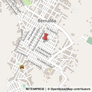 Mappa Via Silvio Pellico, 74, 75012 Bernalda MT, Italia, 75012 Bernalda, Matera (Basilicata)