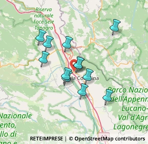 Mappa Via San Sebastiano, 84036 Sala Consilina SA, Italia (5.97333)