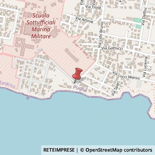 Mappa Via Lido Bruno, 82, 74122 Taranto, Taranto (Puglia)