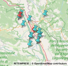 Mappa SS19 Cd S Sebastiano, 84036 Sala Consilina SA, Italia (6.07214)