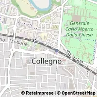 Mapa Collegno