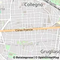 Mapa Collegno