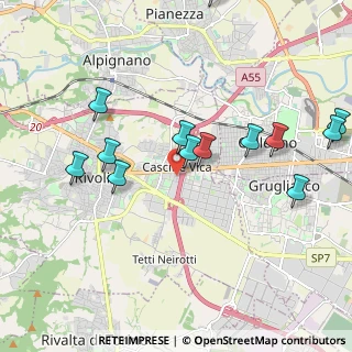 Mappa Via Omegna, 10098 Rivoli TO, Italia (2.20692)