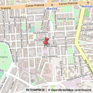 Mappa Via Asiago, 35 Bis, 10142 Torino, Torino (Piemonte)