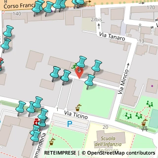 Mappa Strada Molinetti, 10098 Rivoli TO, Italia (0.07586)