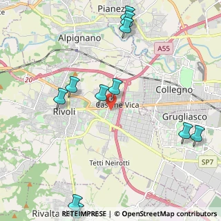 Mappa Piazza Repubblica, 10098 Rivoli TO, Italia (2.68455)