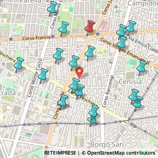 Mappa Via Fréjus, 10100 Torino TO, Italia (0.596)