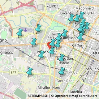 Mappa Via Vasile Alecsandri, 10141 Torino TO, Italia (2.157)