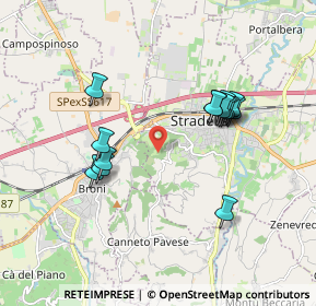 Mappa Via Giuseppe Mazzini, 27049 Stradella PV, Italia (1.73357)