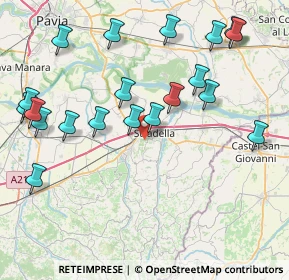 Mappa Via Giuseppe Mazzini, 27049 Stradella PV, Italia (9.374)
