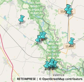 Mappa 15040 Bozzole AL, Italia (4.72)