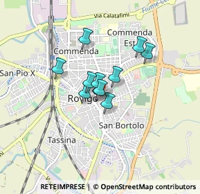 Mappa Piazza Umberto Merlin, 45100 Rovigo RO, Italia (0.51091)