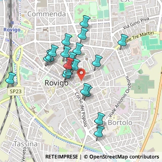 Mappa Piazza Umberto Merlin, 45100 Rovigo RO, Italia (0.4325)