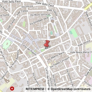 Mappa Piazza Umberto Merlin,  17, 45100 Rovigo, Rovigo (Veneto)