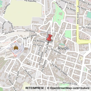 Mappa Via s. rocco 1, 10098 Rivoli, Torino (Piemonte)