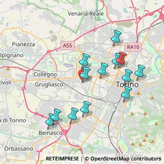 Mappa Via della Robbia Luca, 10141 Torino TO, Italia (3.94154)