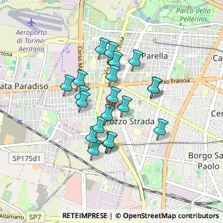 Mappa Via della Robbia Luca, 10141 Torino TO, Italia (0.7215)