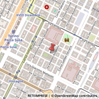 Mappa Via Ettore De Sonnaz, 13, 10121 Torino, Torino (Piemonte)