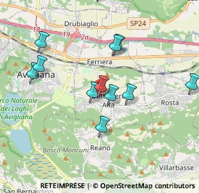 Mappa Via Corti Carron, 10090 Buttigliera Alta TO, Italia (1.87667)