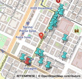 Mappa Corso Vinzaglio, 10122 Torino TO, Italia (0.29)