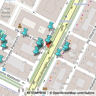 Mappa Corso Vinzaglio, 10122 Torino TO, Italia (0.03333)