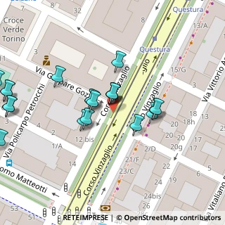 Mappa Corso Vinzaglio, 10100 Torino TO, Italia (0.03333)