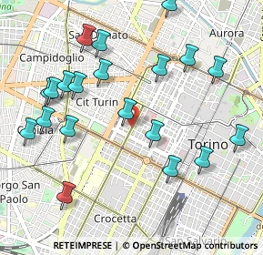 Mappa Corso Vinzaglio, 10122 Torino TO, Italia (1.137)