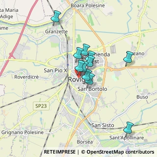 Mappa Via Trento, 45100 Rovigo RO, Italia (1.35636)