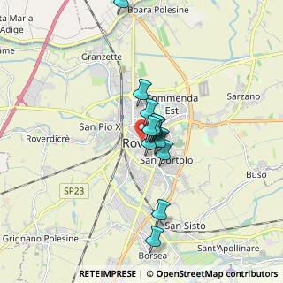 Mappa Via Trento, 45100 Rovigo RO, Italia (1.21833)