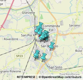 Mappa Via Trento, 45100 Rovigo RO, Italia (0.82231)