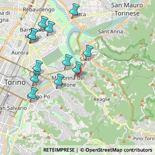 Mappa Fermata 2899 - MARCO AURELIO, 10132 Torino TO, Italia (2.25583)