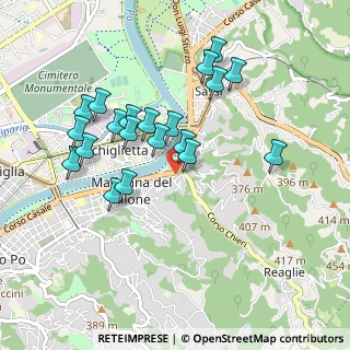Mappa Fermata 2899 - MARCO AURELIO, 10132 Torino TO, Italia (0.888)