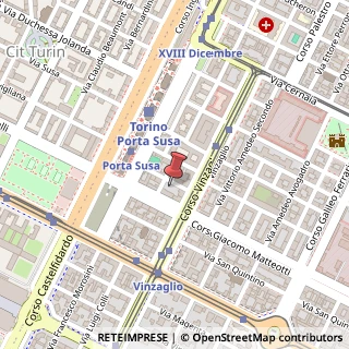 Mappa Via Giuseppe Giusti, 1, 10121 Torino, Torino (Piemonte)