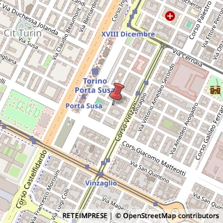 Mappa Via Gaspare Gozzi, 5, 10121 Torino, Torino (Piemonte)