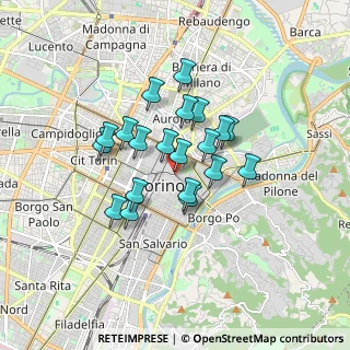 Mappa P.za Castello, 10124 Torino TO, Italia (1.304)