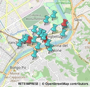 Mappa Via Curino, 10153 Torino TO, Italia (0.6605)