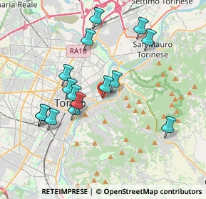 Mappa Via Curino, 10153 Torino TO, Italia (3.66933)